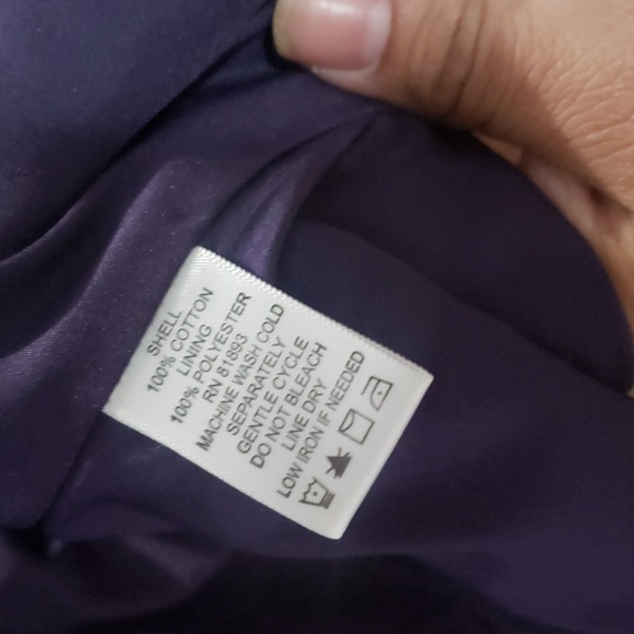 Velvet Purple Blazer - Picture 3 of 6